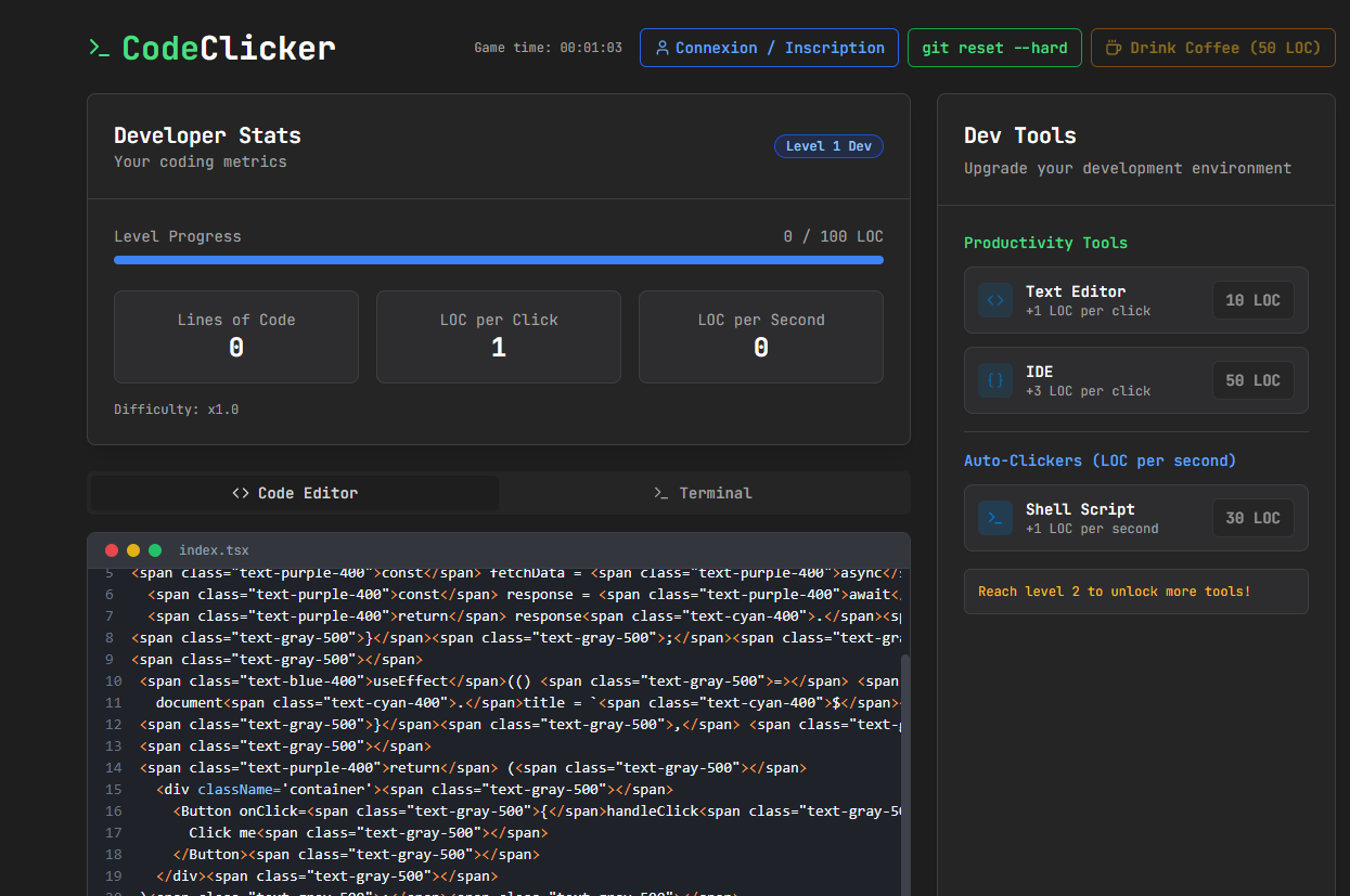 Code Clicker
